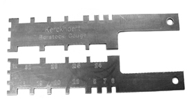 Kerckhaert Barstock Gauge (4/pk)
