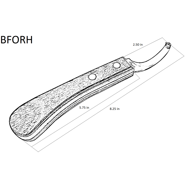 Bloom Knife Right Offset (6/bx)