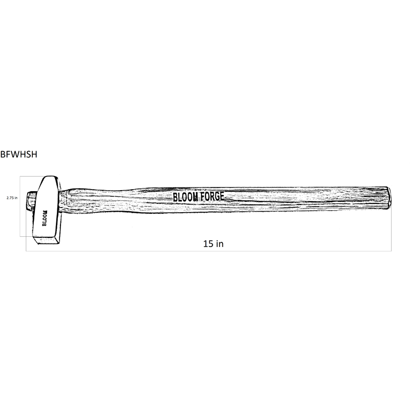 Bloom Forge Wood Handle Set Hammer