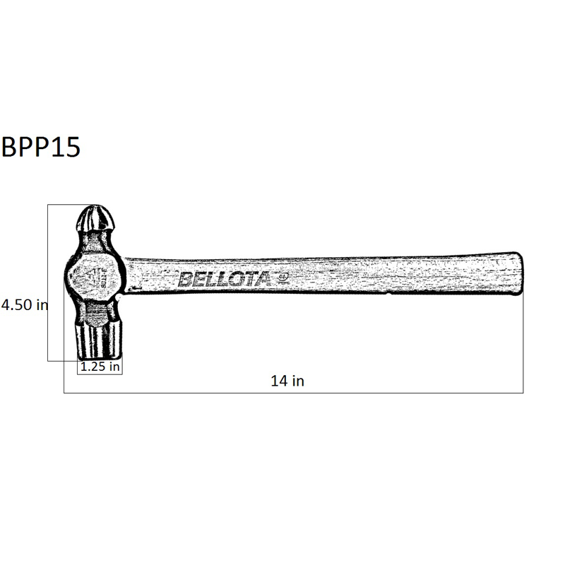 Bellota Ball Pein 1.6 lb