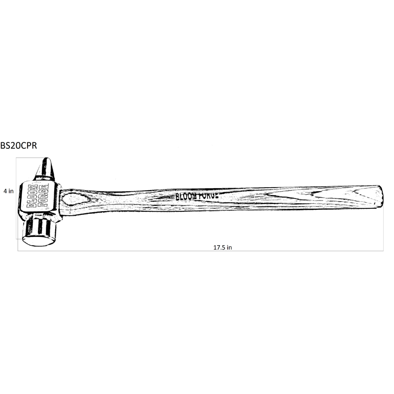 Bloom Signature Series 20 degree Cross Pein Right 2 lbs.