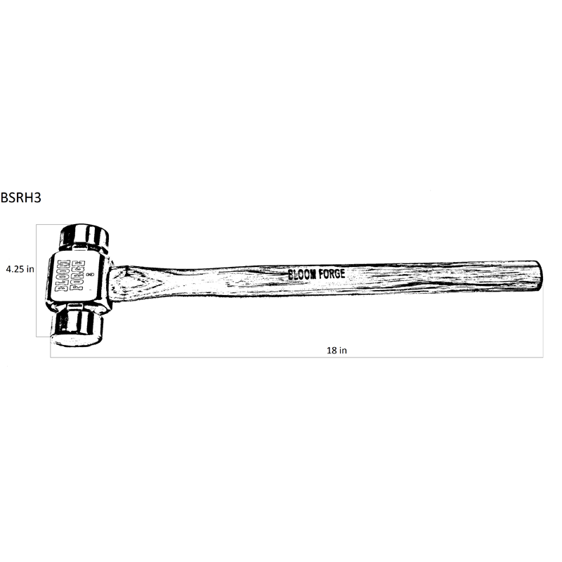 Bloom Signature Series Rounding Hammer 3 lbs.