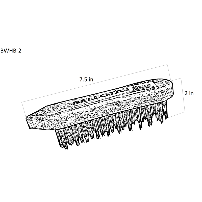 Bellota Wire Hoof Brush (2/pk)