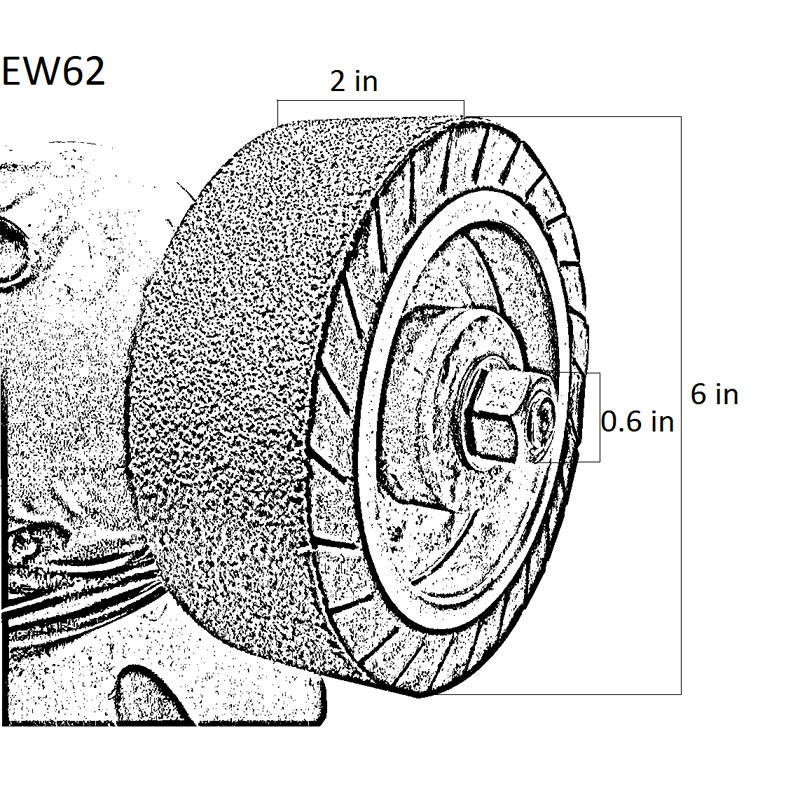 FootPro 6" Expand Wheel & Guard