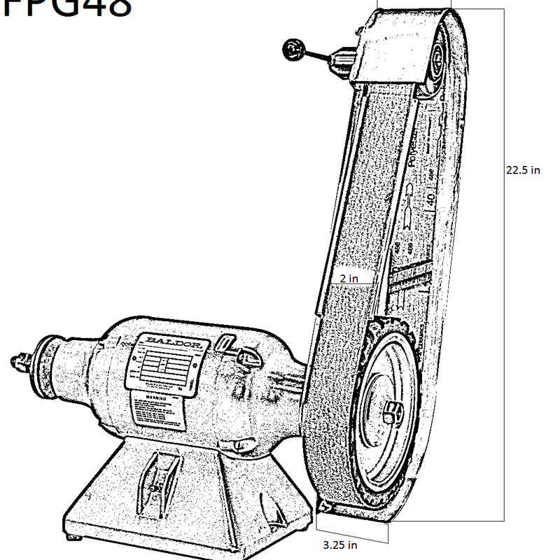 FootPro Grinder Attachment 48"