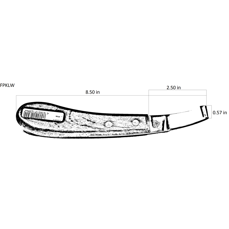 fp Knife Left Wide (10/bx)