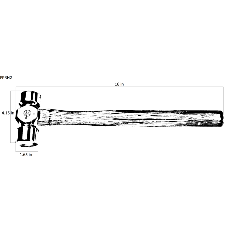 FootPro Rounding Hammer - 2 lb 