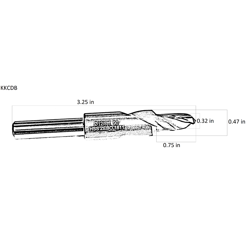 FootPro 5/16" Countersink Bit