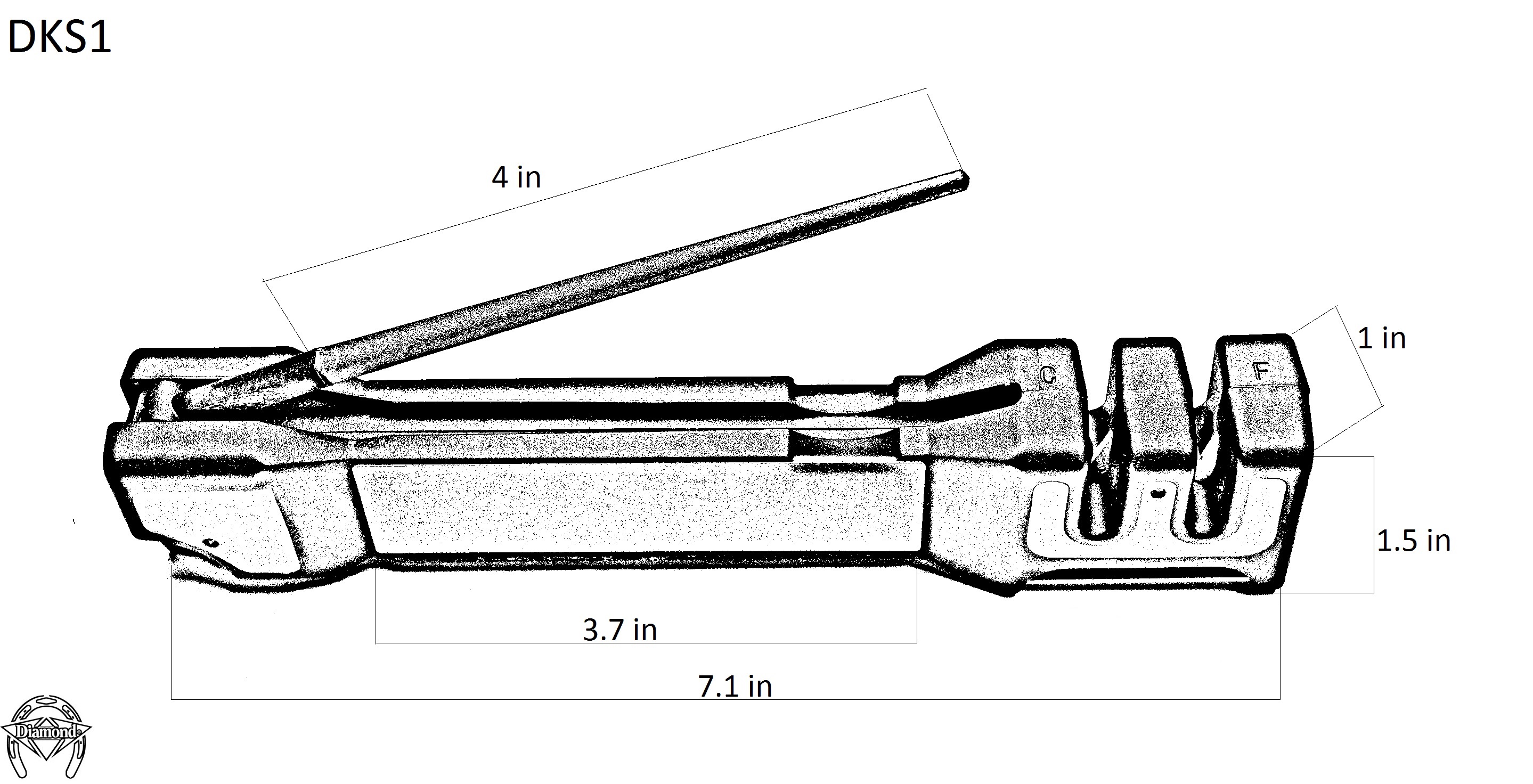 Knive Sharpener new 4 in 1