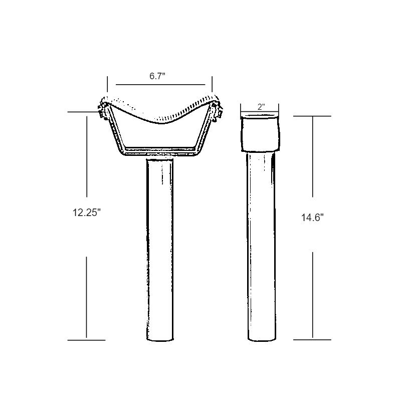 Hoofjack Medium Post & Cradle