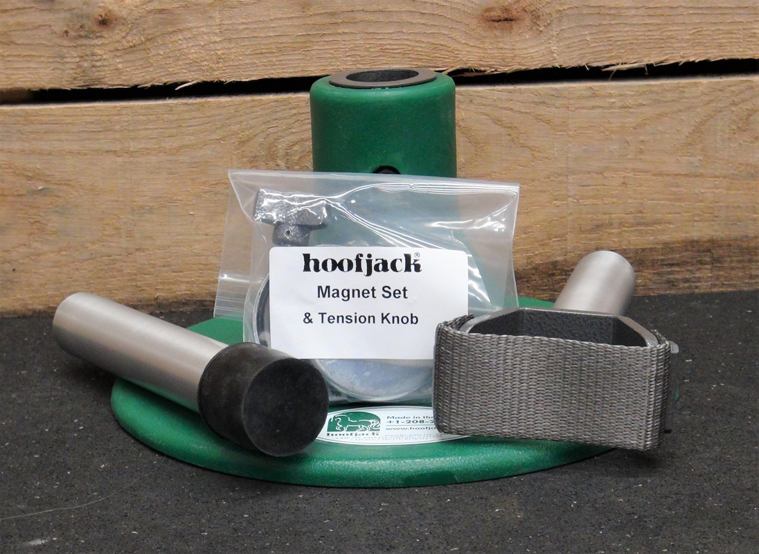 Hoofjack Mini Green Base w/Post & Cradle