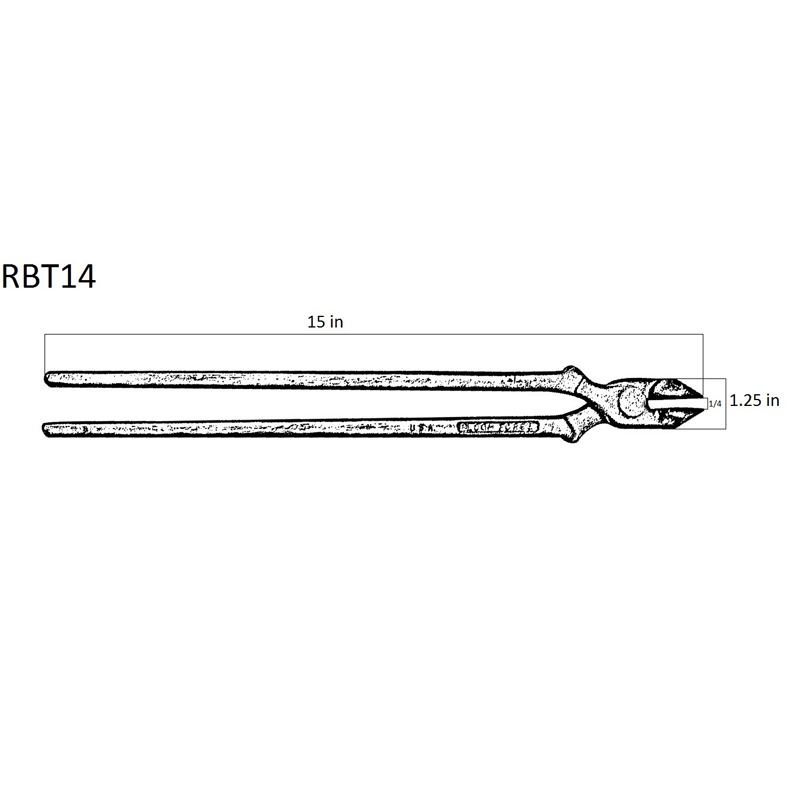 Bloom 1/4" Firetongs