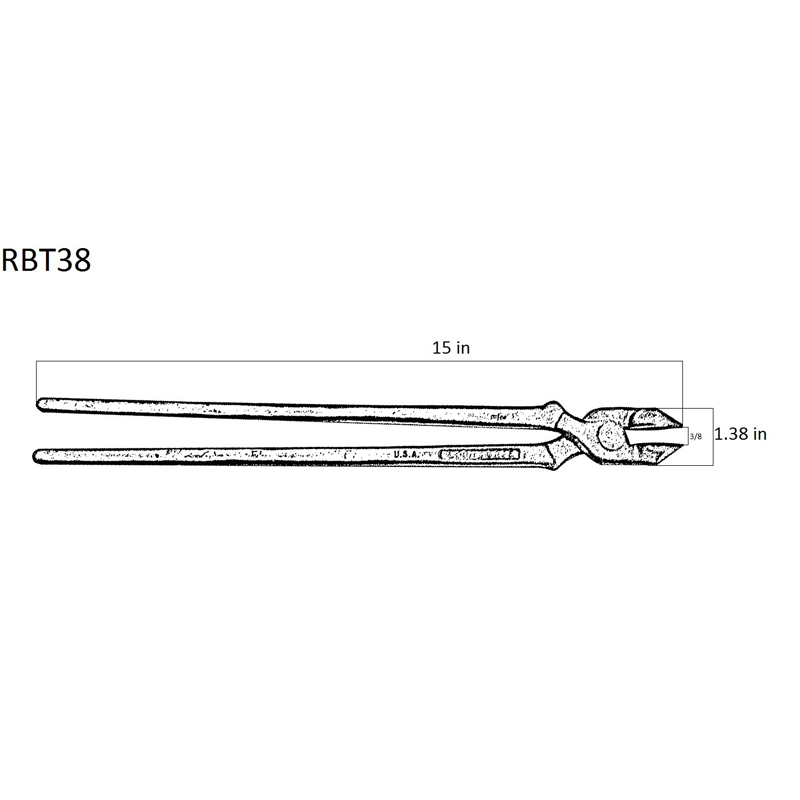 Bloom 3/8" Firetongs