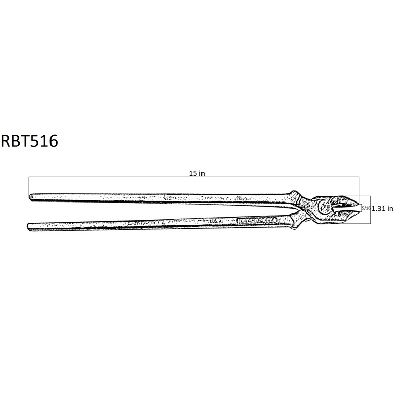 Bloom 5/16" Firetongs