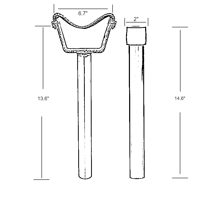 Hoofjack Standard Post & Cradle